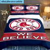 Boston Sox Hockey 3PCS Bedding set,Ideal for 1pc Duvet Cover And 2pcs Pillowcases Perfect for Fan gift,Ideal for Bedroom, Dormitory