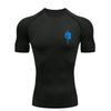 Camiseta Deportiva para Hombre con Estampado de Calaveras Entrenamiento Fitness Compresión Camiseta de Entrenamiento Camisetas Atléticas Camisetas de Gimnasio Running