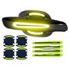 High Visibility Reflective Car Handle Protectors with Grip Texture Multipurpose Auto Door Handle 8pcs for Night Safety