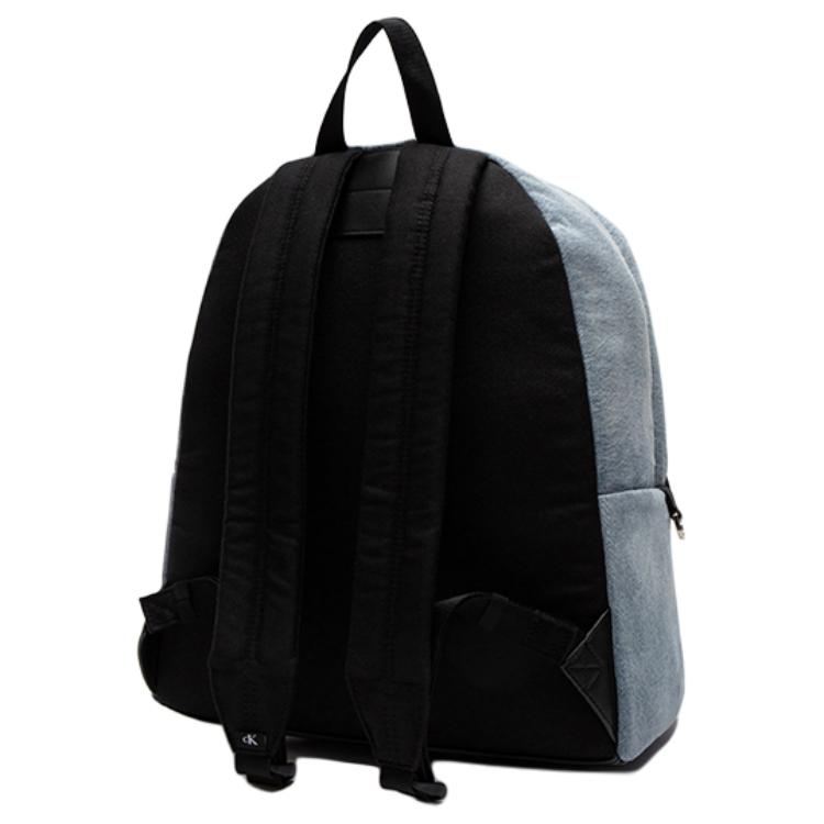 Calvin Klein Zaino in Tessuto Grande Capacità Stile Retrò da Campus Zaino da Uomo Blu Chiaro Denim 4G3138G-VGO