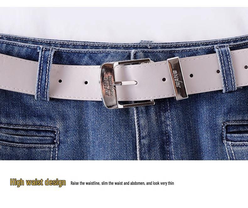 Women's 2025 High Waist Retro Wide Leg Jeans - Slimming, Loose, and Draped Straight Leg Trousers for Spring and Autumn