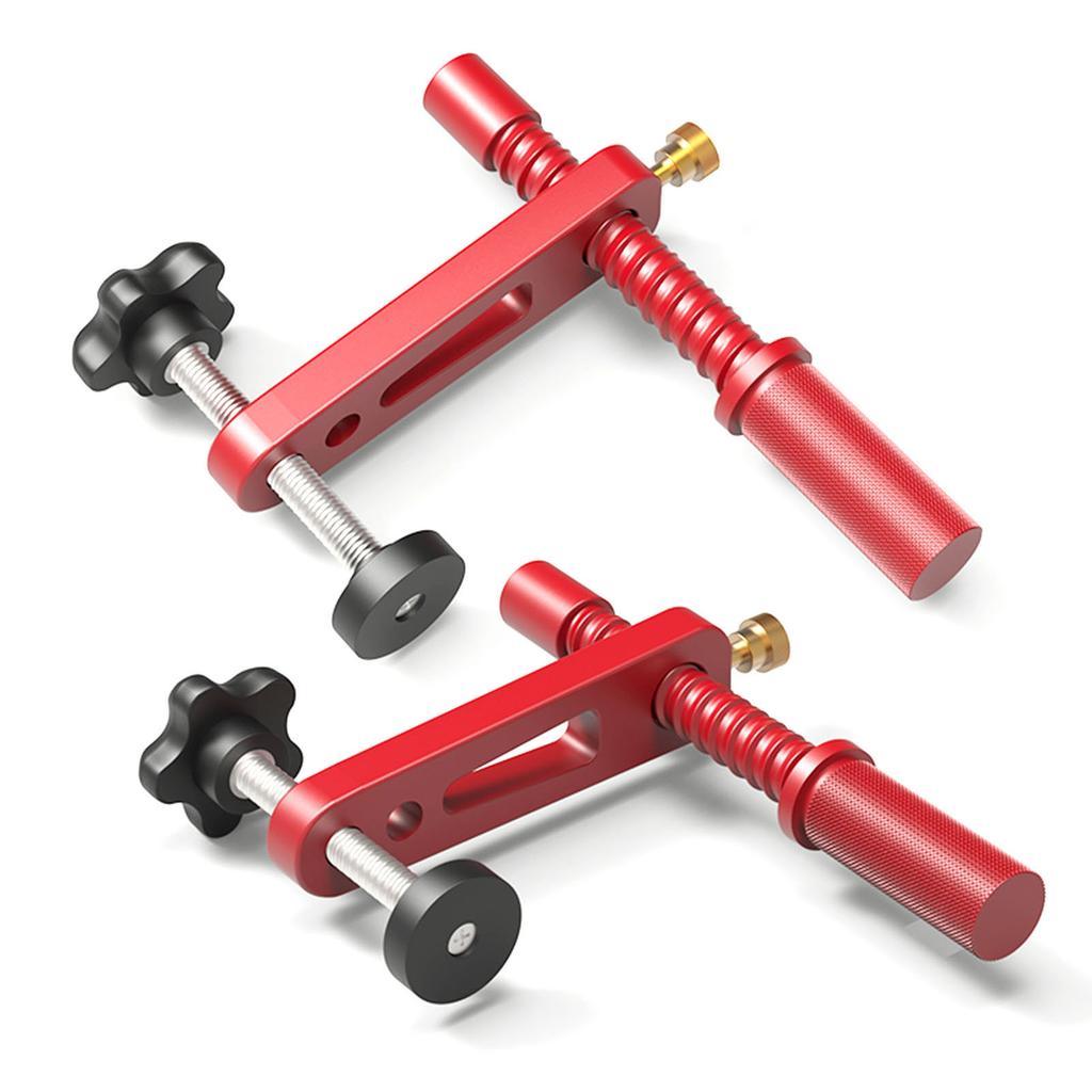 Set menghină de banc 20mm cu protecții roșu pentru masă de lucru pentru prelucrarea lemnului