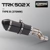Exhaust System Suitable for Benelli TRK502X  502X and  Series Motorcycles, Full System Mid-section Pipe from 2019-2020-202