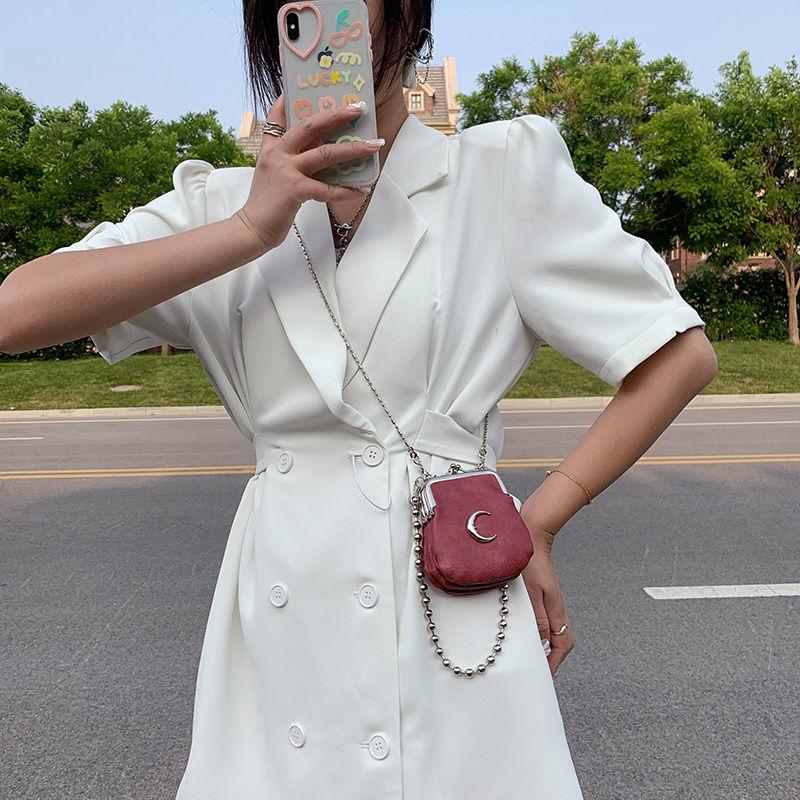 Fashi Chain Women Messenger Bags Girls Female Coin Purse Crossbody Bag Handbags PU Leather Ladies Small Clip Shoulder Bag