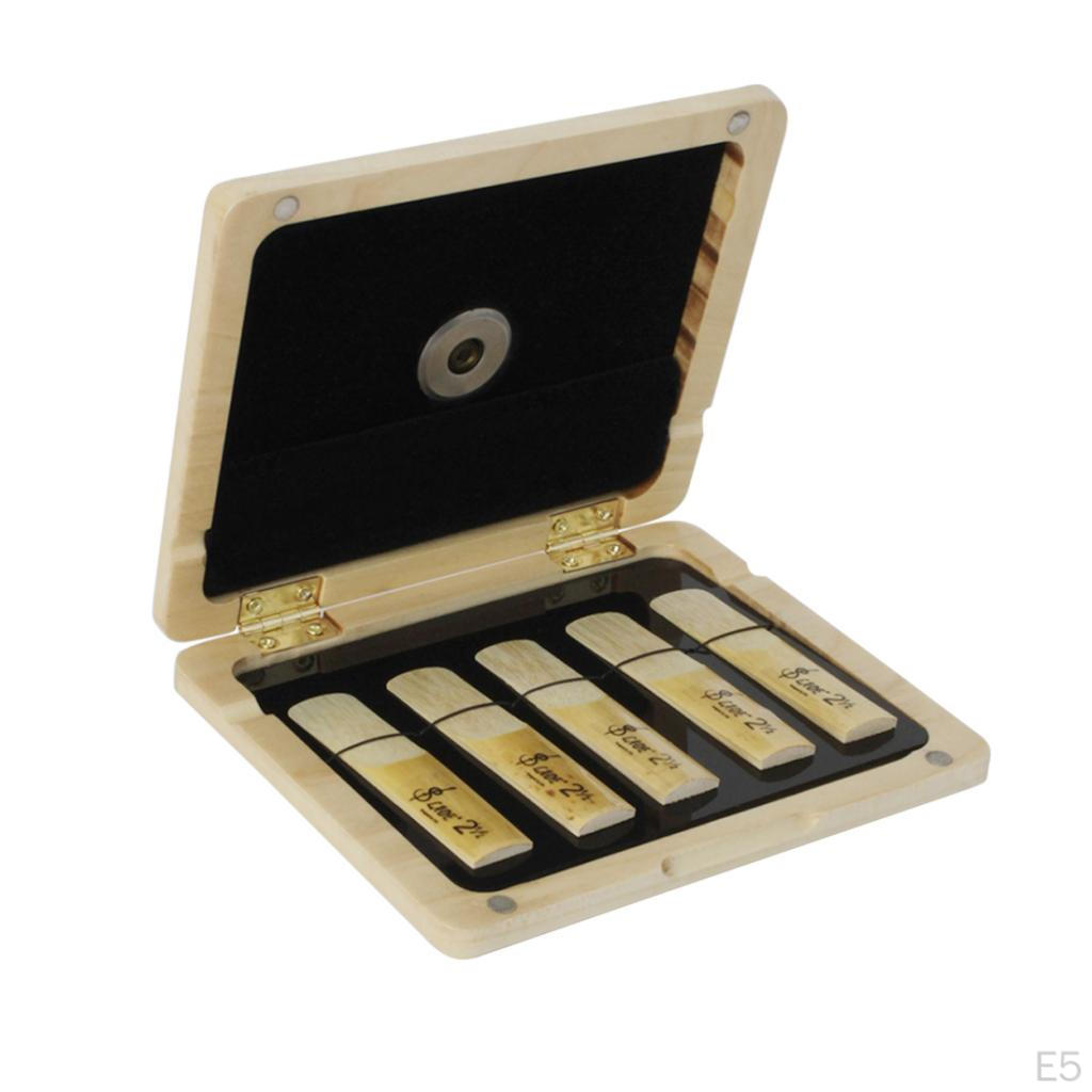 Alto Tenor Soprano Ophone Clarinet Reed Case Box for Pieces Reeds