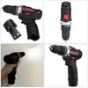 1/2Pcs 35Nm Cordless drill Double Speed Adjustment LED lighting Large capacity battery 15-speed torque adjustment