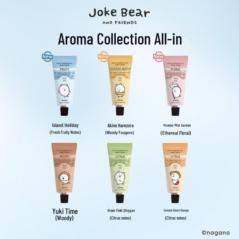 Roopy Self-Mocking Bear Hydrating Hand Cream Set