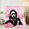 Scr-eam Horror Movie Blanket Flannel Blanket for bed, sofa, Camping, Hiking, Picnic Essentials, gift for family Fan gifts