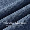 FIRS Men's Natural Fiber Wide-Leg Jeans