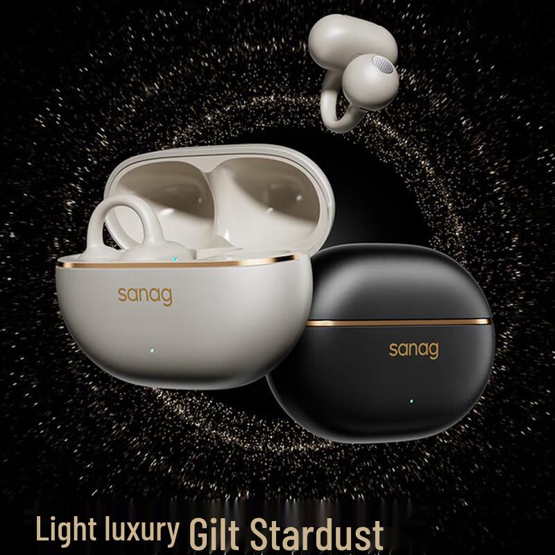 SANAG Z50 Ultra Open-Ear Clip-On AI Bluetooth Headset