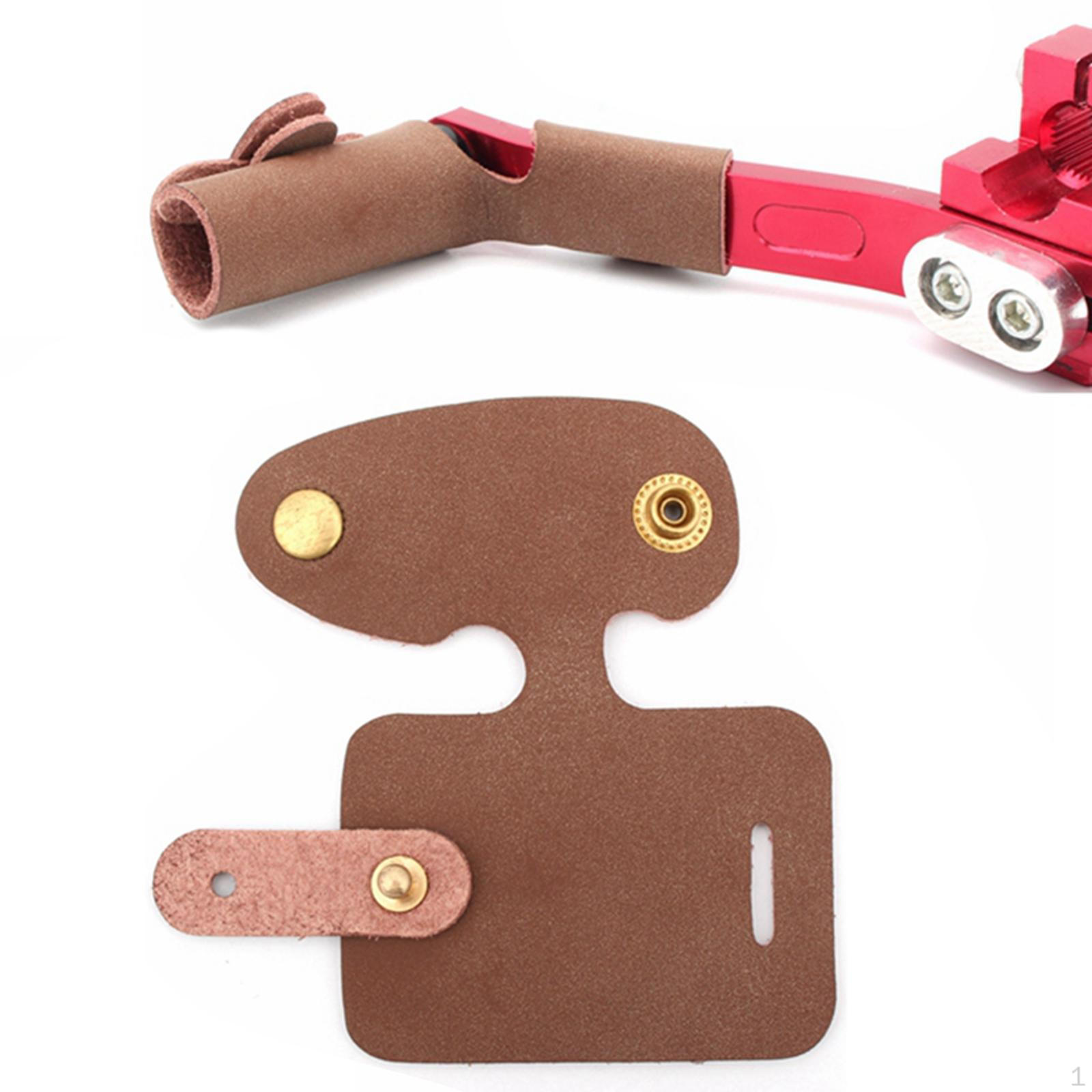 

Gear Shifter Cover, Leather Parts, Universal Fit Brown L