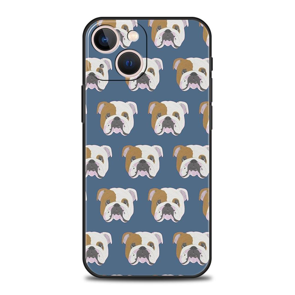French Bulldog Dog Pet Luxury Phone Case For iPhone 17 Air 16 Plus 13 15 14 12 11 Pro MAX 7 8 SE Soft TPU Black Cover