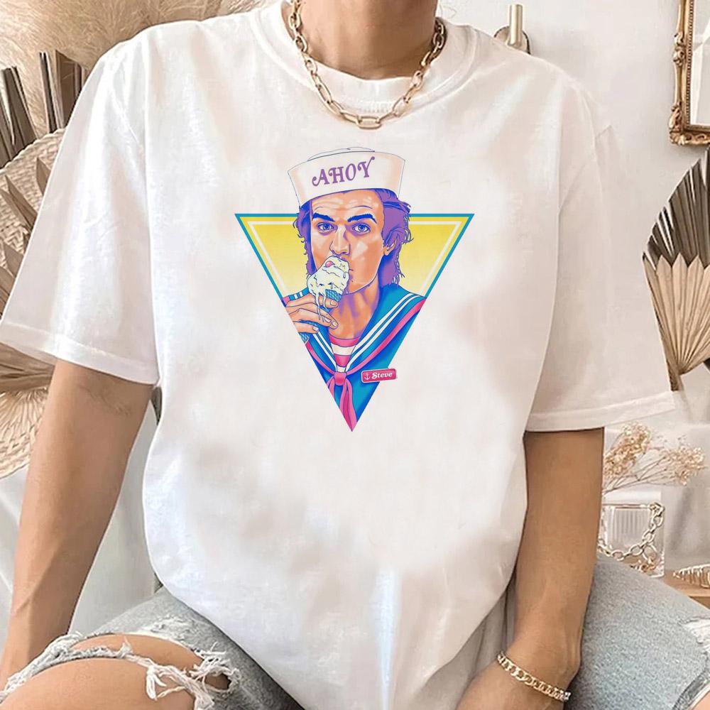 Hot Tv Movie T-shirt Women The Demogorgon T Shirt Short Sleeve Unisex Tops Tshirt Cannibal Flower Streetwear