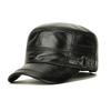 ANMIDA Genuine Leather for Cowhide Fashion 100% Hat/Cap Men, Leather, Adult, Fall/Winter