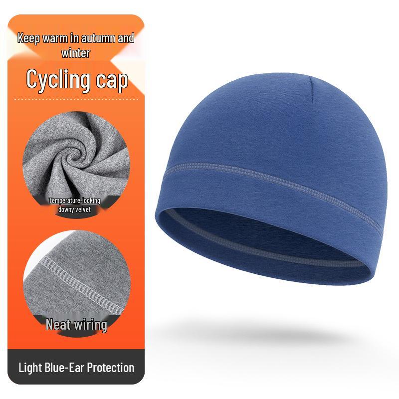 Windproof Winter Cycling Beanie: Warm Ear-Covering Hat for Motorcycling, Running & Sports