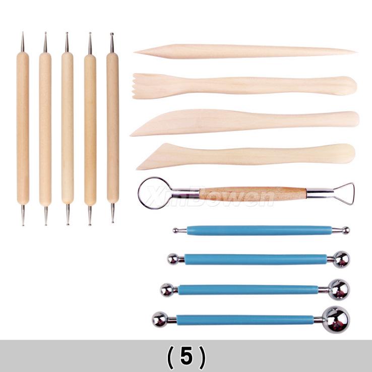 Cross-Border Polymer Clay Tool Set: Impression Remover, Carving Knife & Dotting Pen