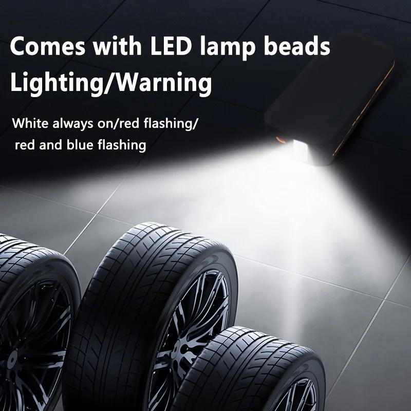 Tire Inflator Portable Air Compressor For Car With Auto Shut-off Bicycle Pump With Digital Pressure Gauge And Emergency Light