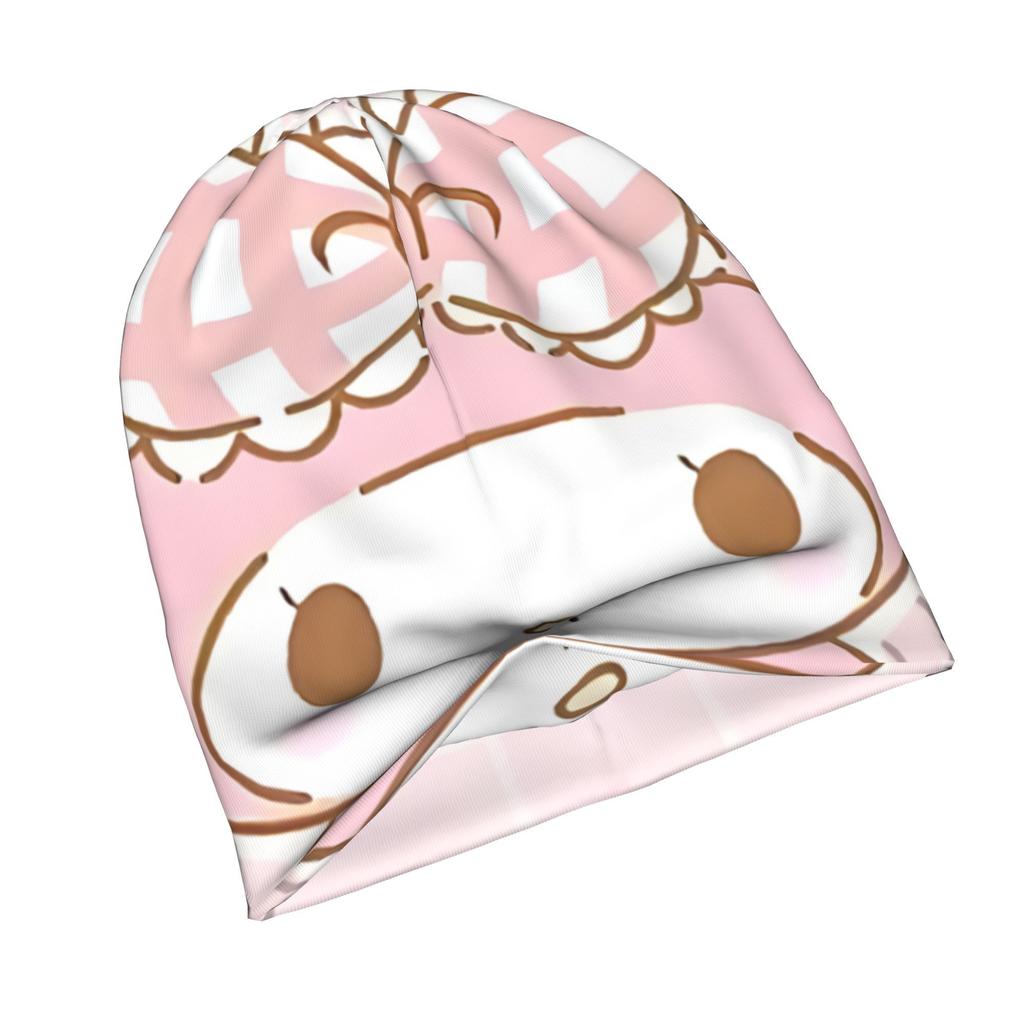 Sanrio My Melody Adult Beanie Hat - Iconic My Melody Face &, Culture Accessory Suitable for Morning Commutes, Evening Walks, Themed Outfits, Gifts for