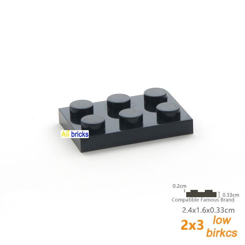 20ks DIY Stavebnice Tehly 2X3 Vzdelávacie Skladanie Konštrukcia 3021 Tenké Figúrkové Tehly Pre Deti Kompatibilná Značka