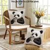 2pcs Cute Panda Drinking Coffee Letter B Throw Pillow Cover Home Decor Cushion Case Cushion Cover