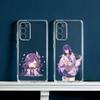 R-Raiden Shogun Genshin Handyhülle Für Samsung Galaxy S24 S25 S23 S22 S21 Plus S24 S25 Transparente Hülle