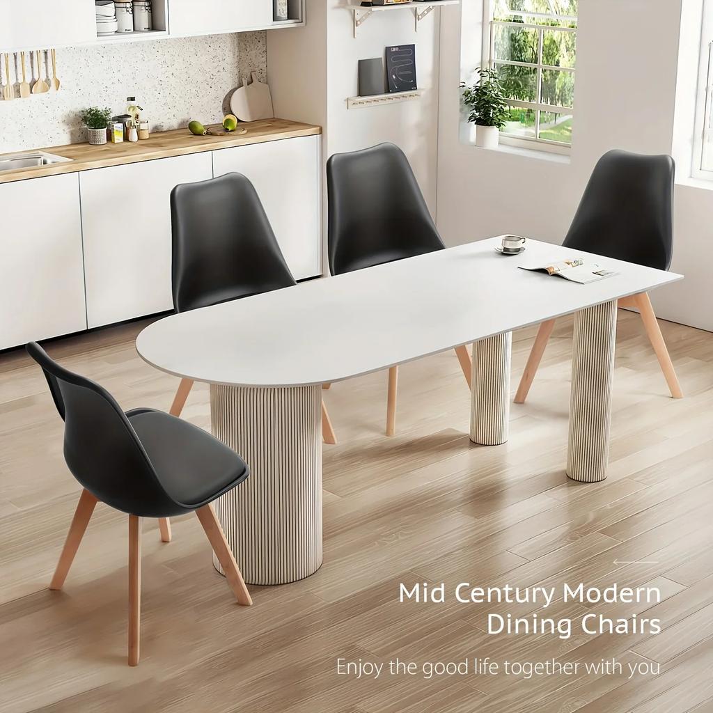 Silla de Comedor Moderna Silla Nórdica para el Hogar Silla Minimalista con Respaldo para Comedor, Sala de Estar