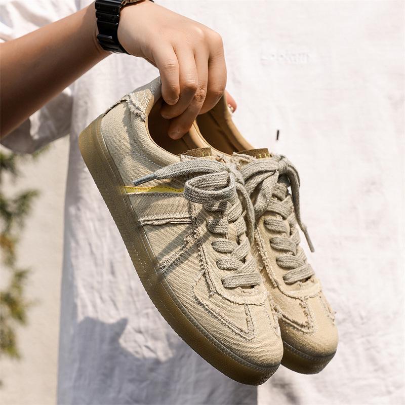 Desert Dune Retro Herren Canvas Sneaker - Leichte, Weichsohlen-Freizeitsportschuhe für den Sommer.