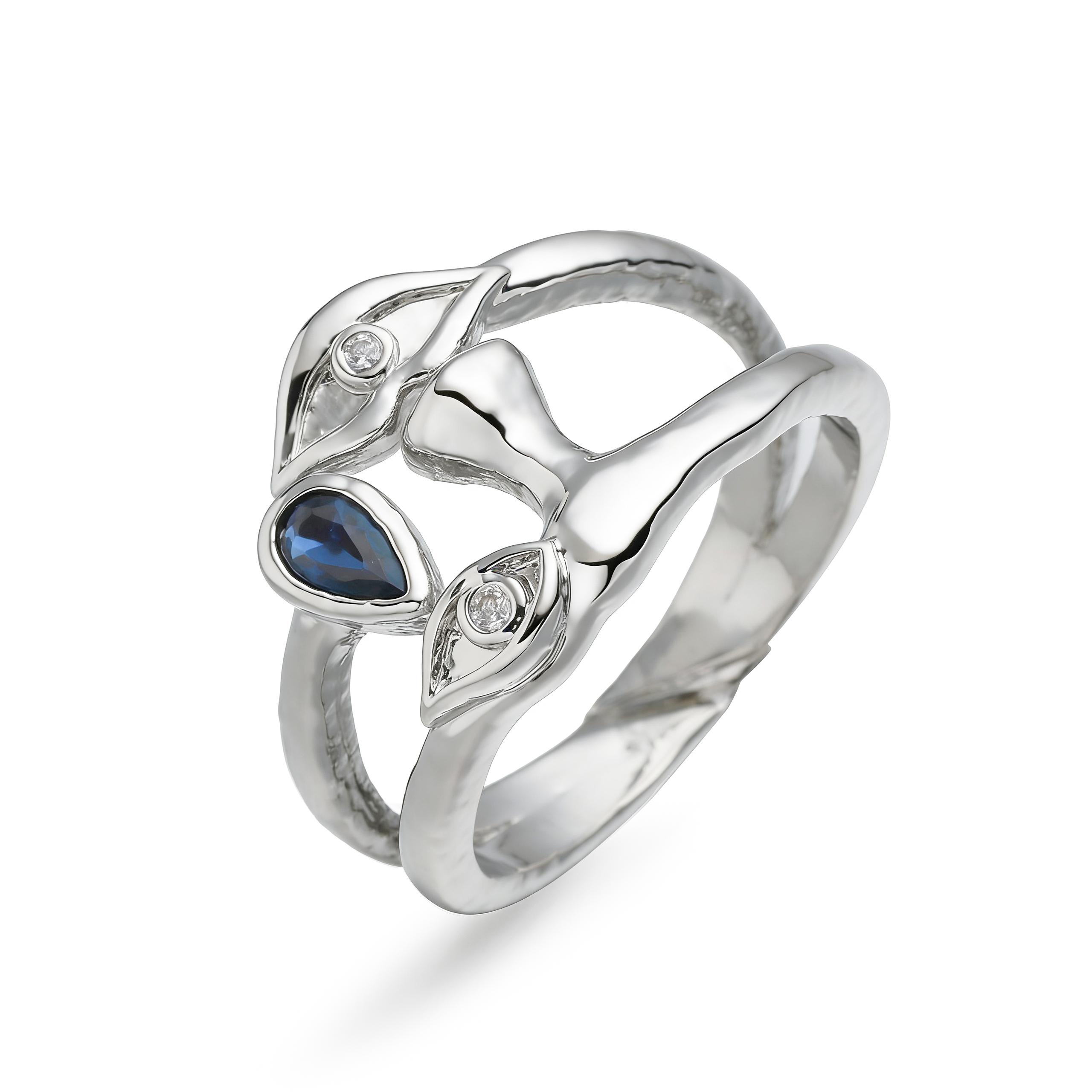 

Eyes, Nose and Mouth Zircon Metal Texture Ring – Unisex Couple Matching Rings, Niche Style, Unique Design, Adjustable Jewellery resizable