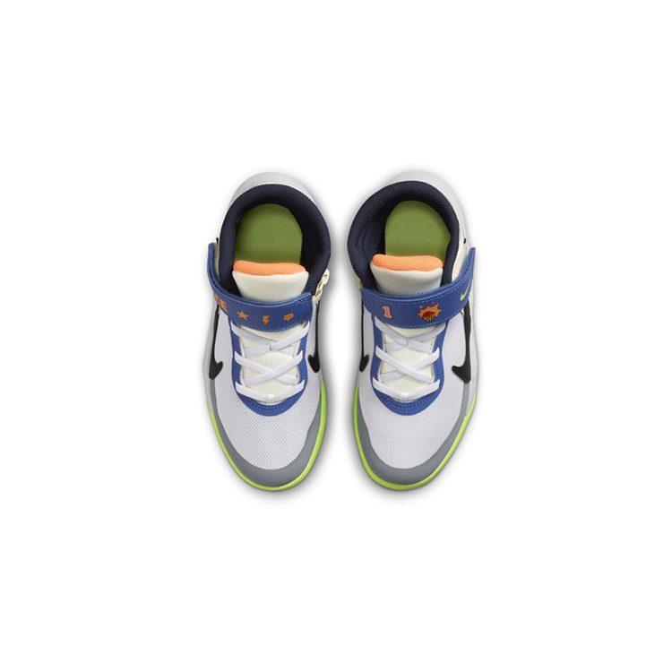 Nike Team Hustle D 10 FlyEase PS 'White Multi-Color' FB1881-101