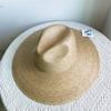 Natural Palm Leaf Hat Natural Color Palma Wide Brim Fedora Holiday Sun Hat Beach Summer Jazz Hat Panama Sun Hat2026
