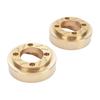 2pcs Wheel Weight Blocks Replacement for MK07 1 7 RC Car High Density Brass Wheel Counterweights