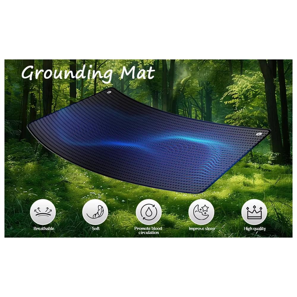 Covoraș de împământare 27×60 pentru un somn mai bun, ameliorarea durerii și ameliorarea stresului - Covoraș de împământare cu fir de împământare pentru uz casnic pentru relaxare