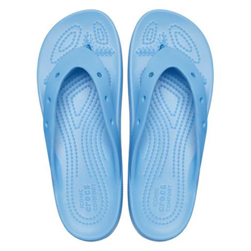 Crocs Classic EVA Platform Flip Flops Women's Blue