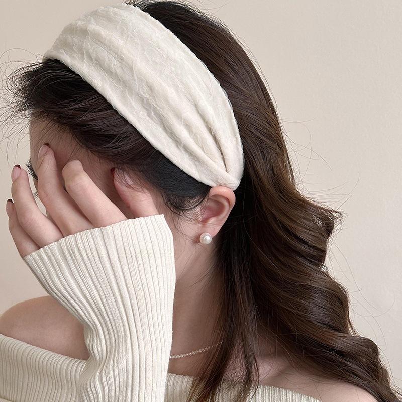 New Lace Ruffles Headbands for Women Sweet Girls Fashion Hairbands Hair Hoop Female Hair Accessories Headwear Headdress