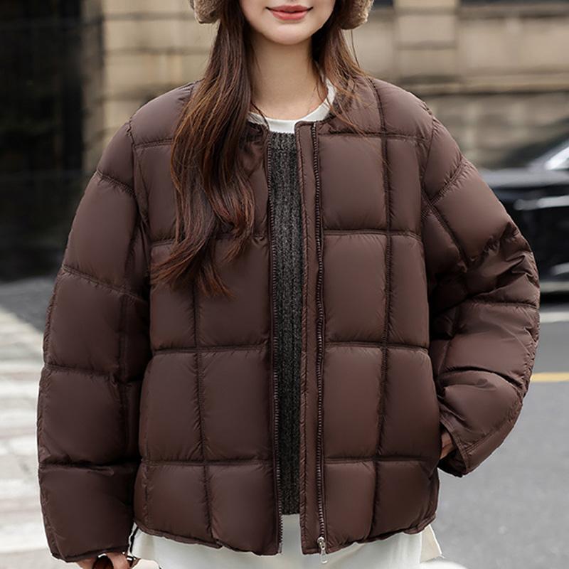 

Модные женские зимние короткие пальто, толстые теплые парки, свободная верхняя одежда, женские куртки 3XL коричневый