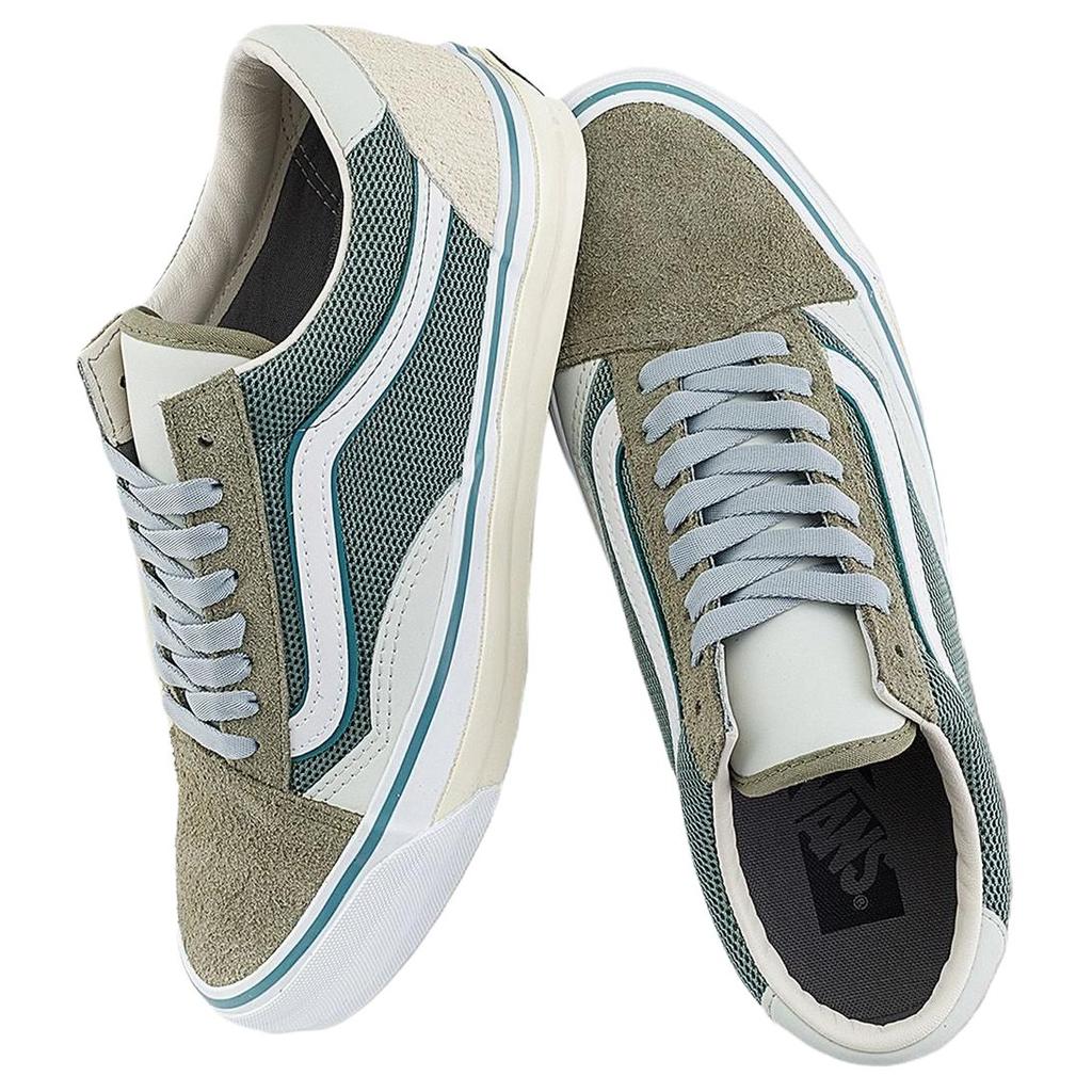 Vans TDC Comfortable Cushioning Low Top Skateboard Shoes Unisex Beige Green VN000MY4BGK