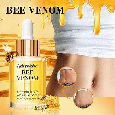 Bee Venom Drops Essence 30 ml na chudnutie a chudnutie Naneste esenciu včelieho jedu na pupok