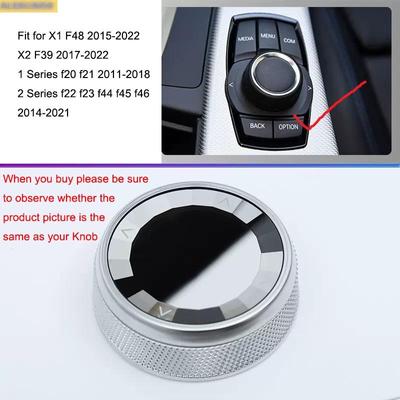 Car Multimedia Button Knob Cover Interior for Bmw X1 F48 X3 F25 X4 F15 X5 F15 X6 F16 1 2 3 4 5 Series F10 F20 F30