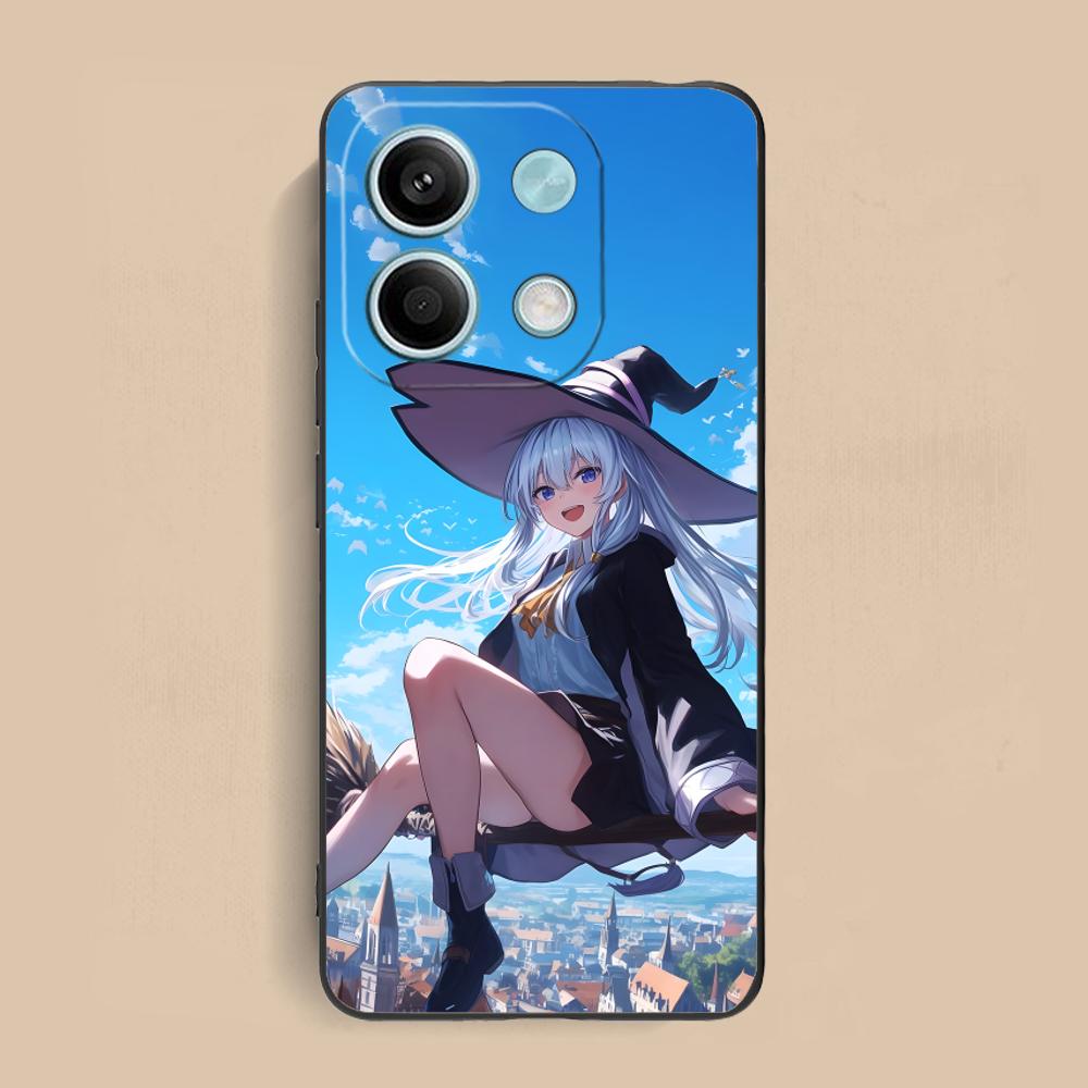 

Wandering Witch Elaina Matte TPU Mobile Phone Case for Xiaomi Redmi Note 14 13 12 11 S Pro Plus 4G 5G Colorful Printing Cover Redmi Note 11S 4G