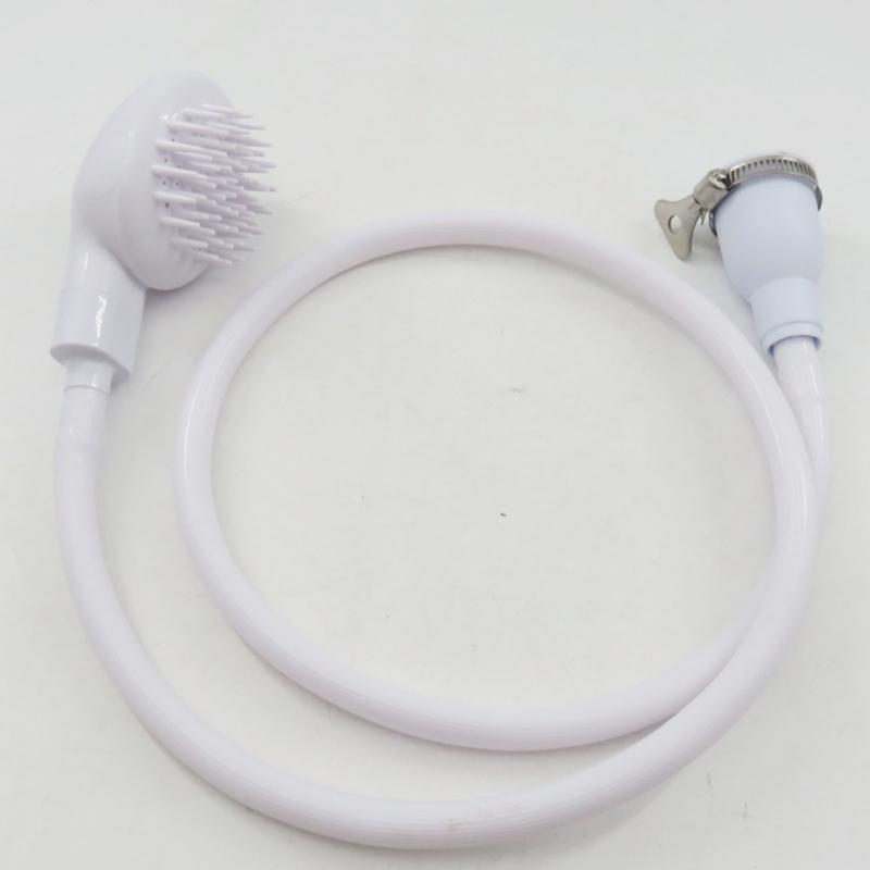 Handheld Shower Head with Detachable Brush for Effortlessly Dog Cats Bathing In Bathroom or Outdoor Easy Installation