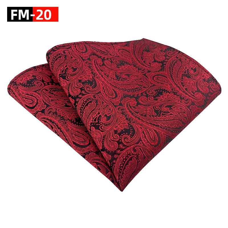 Elegant Plain Polyester Pocket Square for Men - Satin Finish Handkerchief