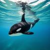 Jucării de Pluș Balenă Ucigașă Gigant 130cm Umplute Orcinus Orca Păpușă Pește Rechin Desene Animate Pernă Moale de Dormit Copii Fete Bebeluș Cadou Amuzant