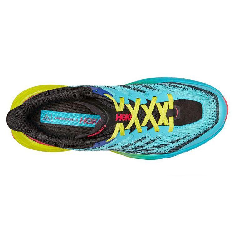HOKA Speedgoat 5 Scuba Blue Black Men Sneakers 1123157-SBBK