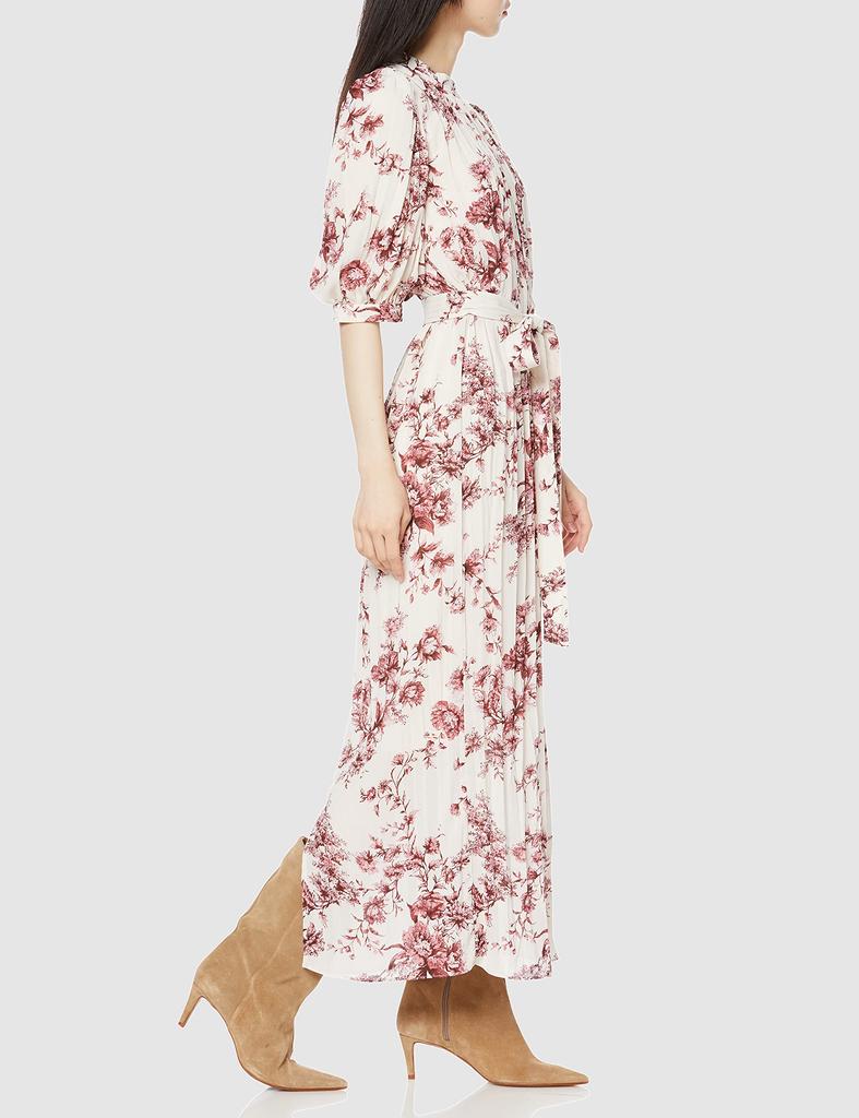 Sukienka szyfonowa w print Snidel SWFO214184 IVR 1 Damska