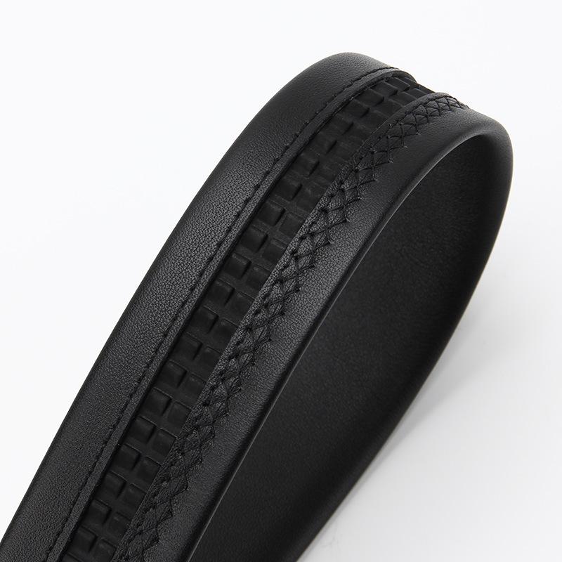 Belts for Men's Real Cowhide Head Leather High End Belt Business Casual Automatic Buckle Belt