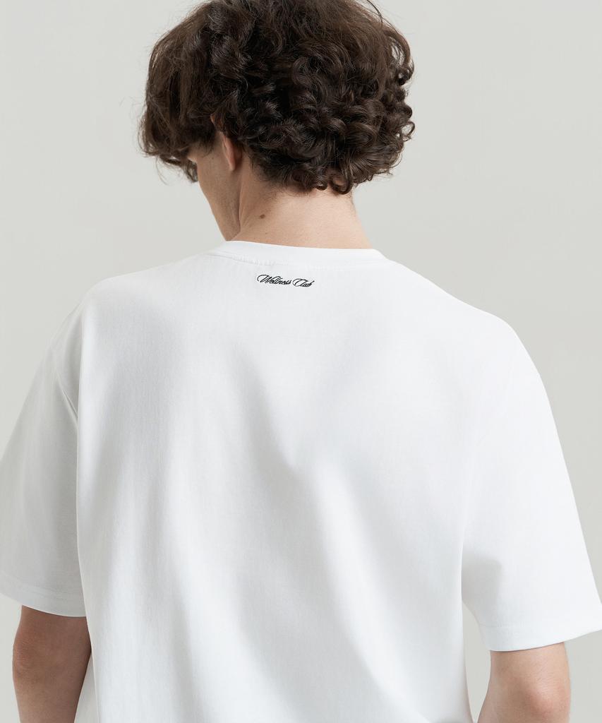 Delma Classic Pocket Signature Cotton Short Sleeve - White