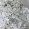 50x150cm Three-Dimensional Lace Mesh Embroidery Sequin Fabric Costume DIY Wedding Dress Bridal Lace Fabric Clothing Supplies
