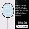 21-30 LBS raquete de badminton fibra de carbono homem mulher adulto alta elasticidade durável principal Ataque raquete defesa Nível de Competição