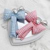 Fashion Bowknot Phone Charm Keyring Handmade Keychain Stylish Bag Pendant Backpack Purse Decors Perfect for Parties