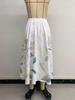 2026 Floral Mid-Length Summer Skirt - Women's Casual Vacation Style